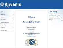 Tablet Screenshot of findlaykiwanis.org